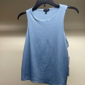 Blue originality tank top